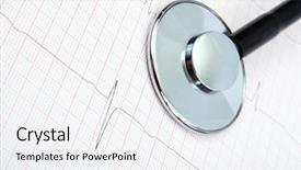  Presentation with law medical gavel and stethoscope - Theme featuring electrocardiograma - medical stethoscope ekg electrocardiogram background and a  colored foreground