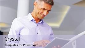  Presentation with power electronic - Cool new PPT layouts with people eat grilled corn backdrop and a coral colored foreground