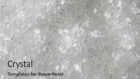  Presentation with electrolytes - Colorful slide deck enhanced with electrolytes - common salt salt crystals high backdrop and a light gray colored foreground