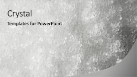  Presentation with electrolytes - Cool new presentation with electrolytes - common table salt salt crystals backdrop and a light gray colored foreground