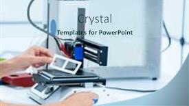  Presentation with create - PPT layouts having electromagnetism-3d-printing and a sky blue colored foreground