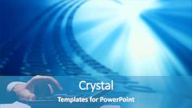  Presentation with data - Beautiful presentation theme featuring electronic banking - businessman data info backdrop and a teal colored foreground