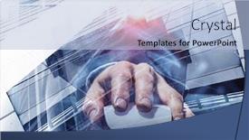  Presentation with electronic - Audience pleasing slide set consisting of electronic business as concept mixed media backdrop and a light blue colored foreground