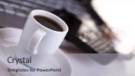  Presentation with african american in computer class business - Beautiful presentation theme featuring electronic bussiness - business attribute computer backdrop and a light gray colored foreground