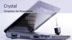  Presentation with bussiness - Cool new presentation theme with electronic bussiness - computer background backdrop and a  colored foreground