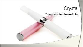  Presentation with cigarette - Cool new theme with electronic cigarette e-cigarette backdrop and a  colored foreground