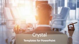  Presentation with whisky - Amazing slide set having electronic cigars - rear view of businessman holding backdrop and a coral colored foreground