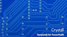  Presentation with blue circuit board - 