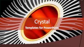  Presentation with electronic - Amazing PPT theme having electronic cooling - abstract background backdrop and a crimson colored foreground