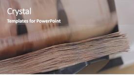  Presentation with hong kong - PPT layouts consisting of electronic counting machine of hong background and a  colored foreground