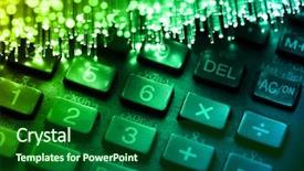  Presentation with fiber optics - PPT theme enhanced with electronic data - fiber optics background with lots background and a forest green colored foreground