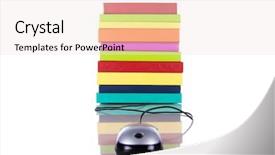  Presentation with electronic library - Slides having electronic library - online information access concept selective background and a sky blue colored foreground