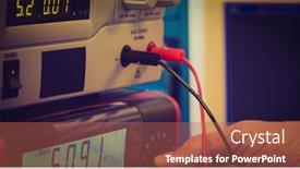  Presentation with high quality - Slide set having electronic-measuring-instruments-high-quality background and a red colored foreground