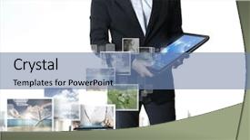  Presentation with touch screen accessible for disable students - PPT theme enhanced with electronic media - touch screen touch- tablet background and a teal colored foreground