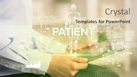  Presentation with electronic medical record - Slide deck enhanced with electronic-medical-record-tech-concept background and a lemonade colored foreground