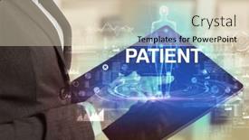  Presentation with electronic medical record - Slides having electronic-medical-record-tech-concept background and a lemonade colored foreground