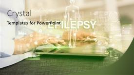  Presentation with electronic medical record - Presentation featuring electronic-medical-record-tech-concept background and a lemonade colored foreground