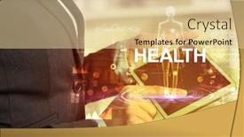  Presentation with electronic health record - Slide deck having electronic-medical-record-with-health background and a lemonade colored foreground