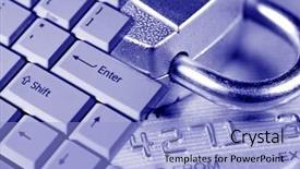  Presentation with electronic security - Presentation theme consisting of electronic payment - close up of a credit background and a light blue colored foreground