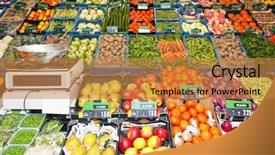  Presentation with displaying - Amazing presentation theme having electronic scale and various backdrop and a gold colored foreground