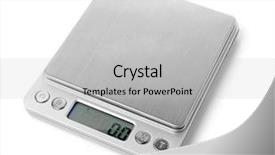  Presentation with livre electronic - Presentation having electronic scales isolated on white background and a light gray colored foreground