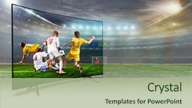  Presentation with translation - Amazing slide set having electronics - 4k monitor watching smart tv backdrop and a mint green colored foreground