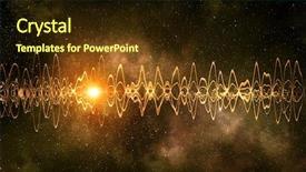  Presentation with sound - Amazing PPT theme having electronics - music sound concept backdrop and a wine colored foreground