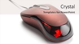  Presentation with white electronics - Amazing slide deck having electronics instruments - modern computer mouse backdrop and a  colored foreground