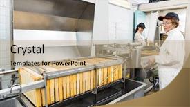  Presentation with plant extracts pharmacy - Audience pleasing theme consisting of electronics process instrument - senior female beekeeper operating honey backdrop and a coral colored foreground