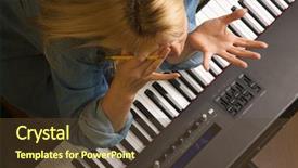  Presentation with weight loss woman showing - Presentation featuring electronics process instrument - woman shows signs of creative background and a  colored foreground