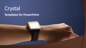  Presentation with black female - Audience pleasing PPT theme consisting of electronics simple - close up female hand backdrop and a ocean colored foreground