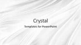  Presentation with rippled white silk - Beautiful PPT layouts featuring elegant - closeup of rippled white silk backdrop and a white colored foreground