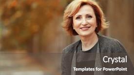  Presentation with aged - Slide set featuring elegant - portrait of gorgeous middle aged background and a dark gray colored foreground