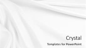  Presentation with silk - Colorful slides enhanced with elegant background design - closeup of rippled silk fabric backdrop and a white colored foreground