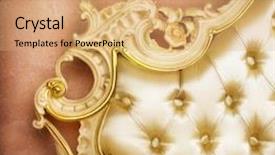  Presentation with interior design - Slide deck featuring elegant background design - luxury interior detail background and a coral colored foreground