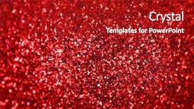  Presentation with christmas red - PPT layouts with elegant background design - red christmas ball close-up shiny background and a crimson colored foreground