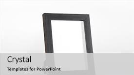  Presentation with elegant - Cool new presentation design with elegant black desk photo frame backdrop and a light gray colored foreground