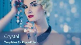  Presentation with retro - Audience pleasing PPT layouts consisting of elegant-blond-retro-woman backdrop and a ocean colored foreground