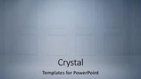  Presentation with clean up - Cool new theme with elegant blue - clean empty room background backdrop and a light gray colored foreground