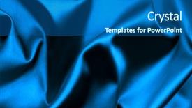  Presentation with roses satin - Theme with elegant blue satin background background and a ocean colored foreground