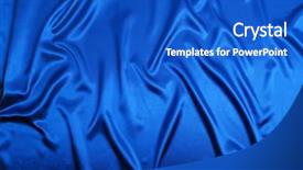  Presentation with abstract blue texture - Beautiful PPT layouts featuring elegant blue silk or satin backdrop and a cobalt blue colored foreground