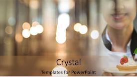  Presentation with dessert - Cool new theme with elegant blurry lights transition backdrop and a coral colored foreground