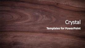  Presentation with brown wood texture - Amazing slide set having elegant brown wood texture backdrop and a tawny brown colored foreground