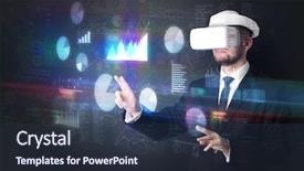  Presentation with fish waste handling - Amazing PPT layouts having elegant businessman in dji goggles backdrop and a tawny brown colored foreground