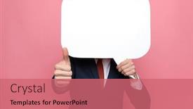  Presentation with navy blue - Amazing presentation theme having elegant-businessman-in-navy-blue backdrop and a coral colored foreground