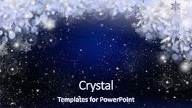  Presentation with holiday blue and silver - Colorful PPT theme enhanced with elegant christmas background - rough blue holiday cover backdrop and a navy blue colored foreground