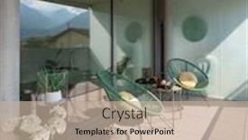  Presentation with modern elegant - Audience pleasing PPT layouts consisting of elegant-corner-of-a-terrace backdrop and a mint green colored foreground