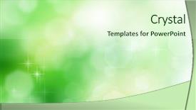  Presentation with beautiful nature - Colorful slides enhanced with elegant green - beautiful nature bokeh backdrop and a cream colored foreground