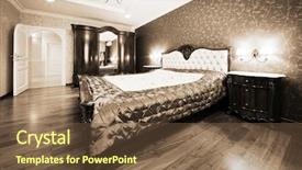  Presentation with modern elegant - Amazing slides having elegant hotels - modern bedroom with bed backdrop and a  colored foreground