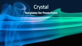  Presentation with incense - Cool new presentation with elegant incense smoke pattern isolated backdrop and a ocean colored foreground